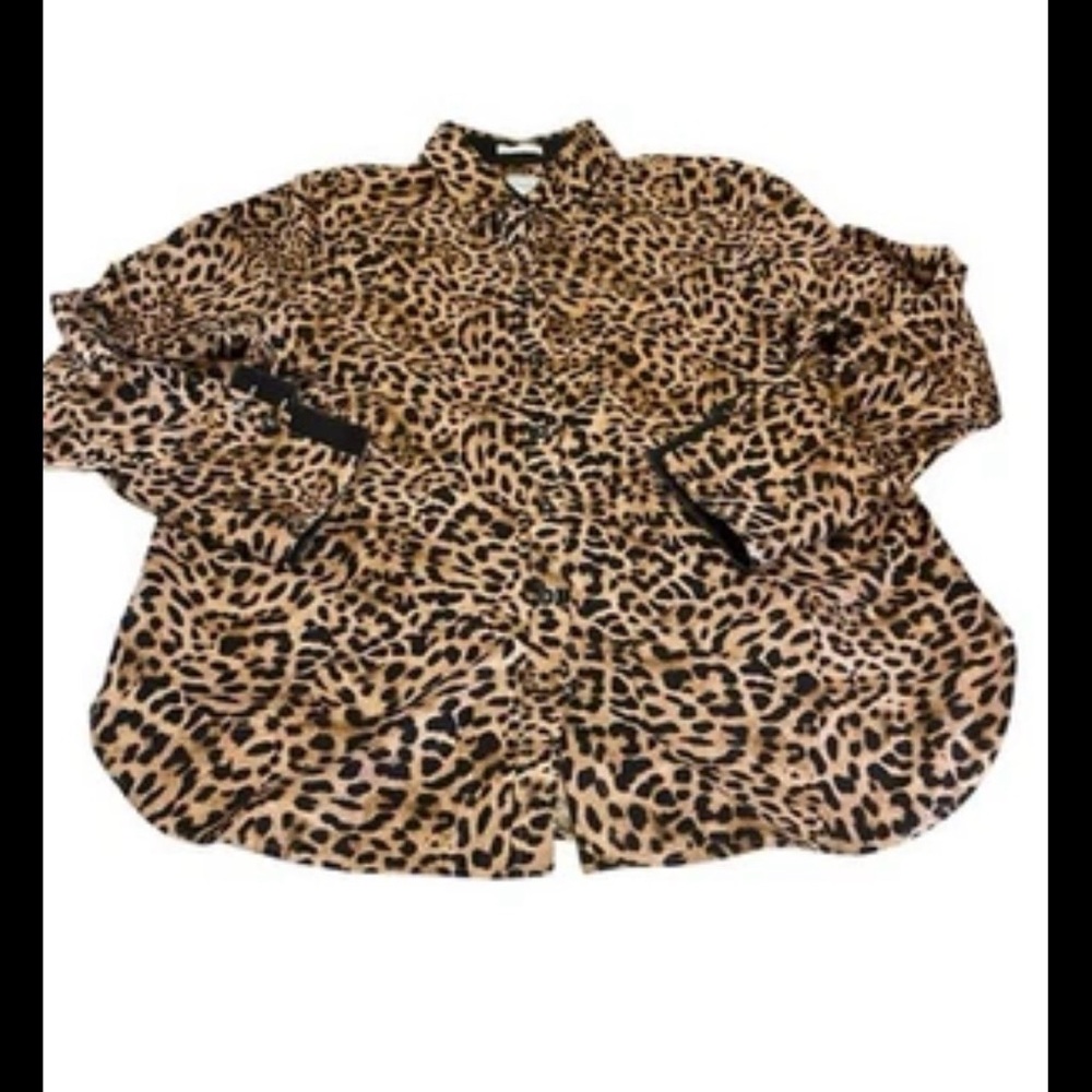 Chico’s Women’s‎ Leopard print Blouse- Size 2